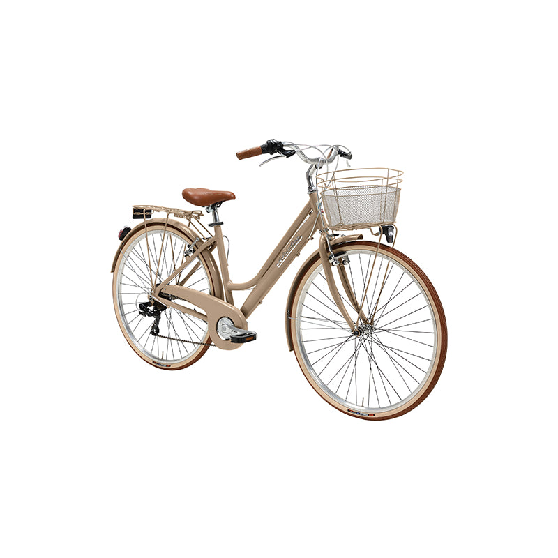 Adriatica Bicicleta Retro Donna 28" 6v Avellana - ADRIATICA | ARS Bike Parts