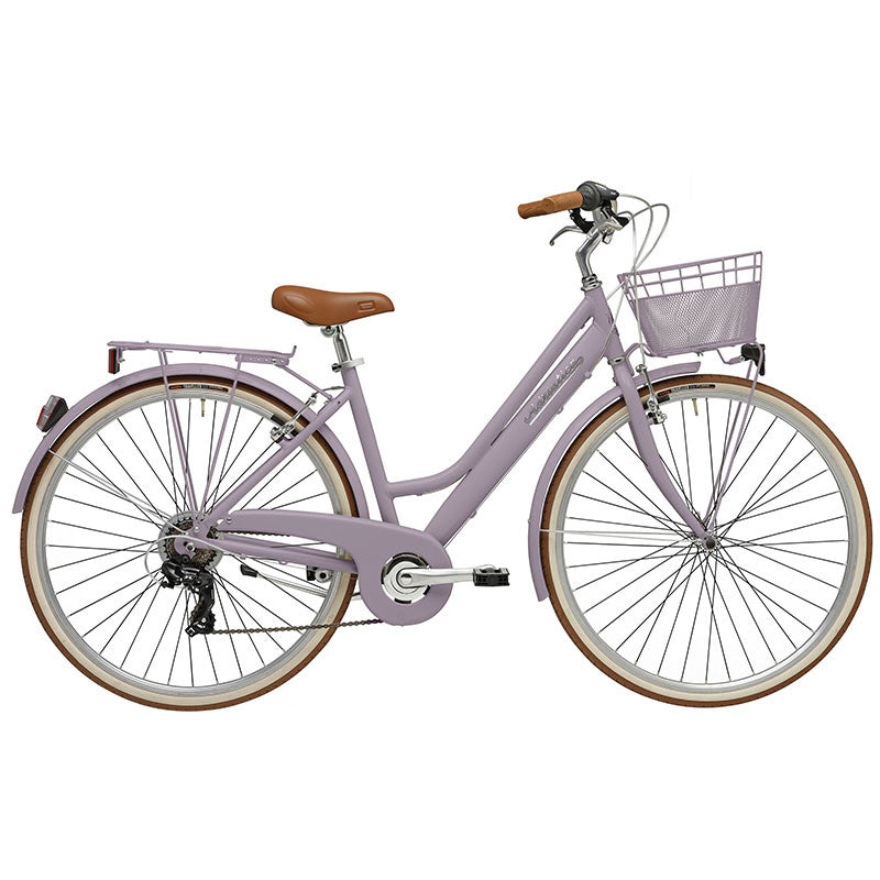 Adriatica Bicicleta Retro Donna 28" 6v Malva - ADRIATICA | ARS Bike Parts