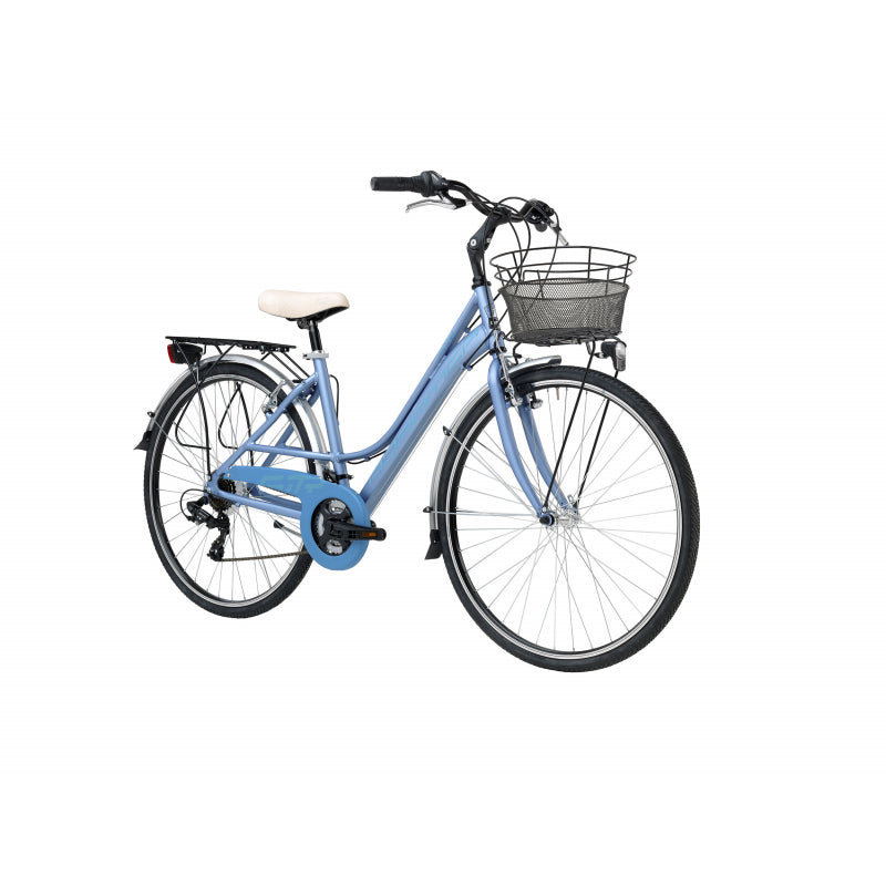 Adriatica Bicicleta Sity 3 Donna 28" 18v h45 Azul Claro Mate - ADRIATICA | ARS Bike Parts