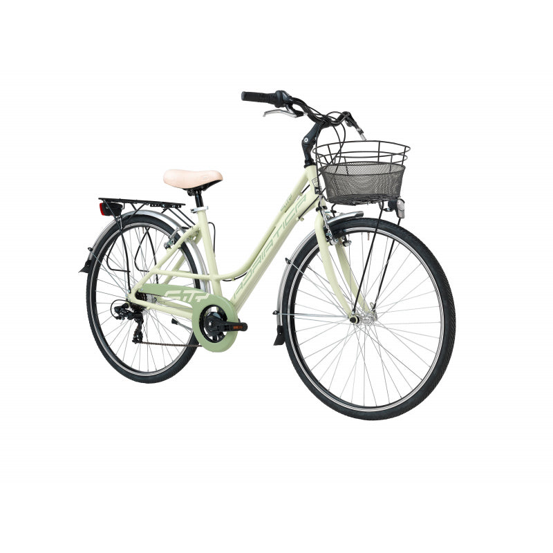 Adriatica Bicicleta Sity 3 Donna 28" 18v h45 Verde Mate - ADRIATICA | ARS Bike Parts