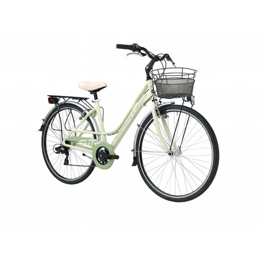 Adriatica Bicicleta Sity 3 Donna 28" 18v h45 Verde Mate - ADRIATICA | ARS Bike Parts