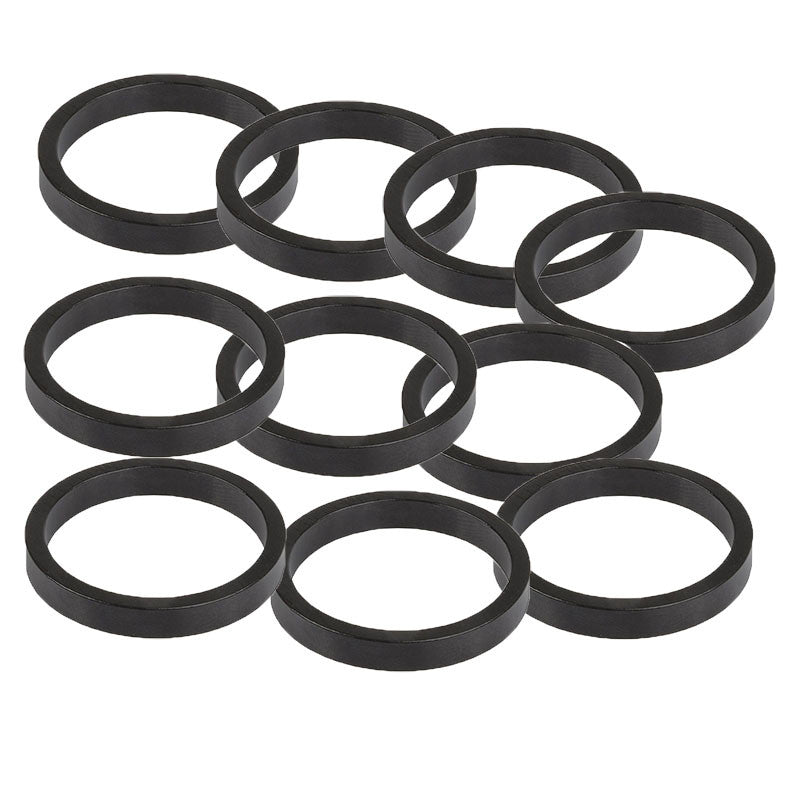VP Bolsa 10 Arandelas Dirección Alum 1-8 5mm Negra - VP | ARS Bike Parts