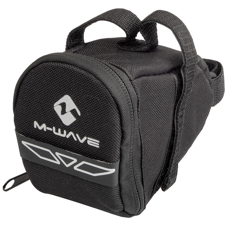 Bolsa Sillín Porta Camaras M-Wave 3 Velcros Negra - M-WAVE | ARS Bike Parts