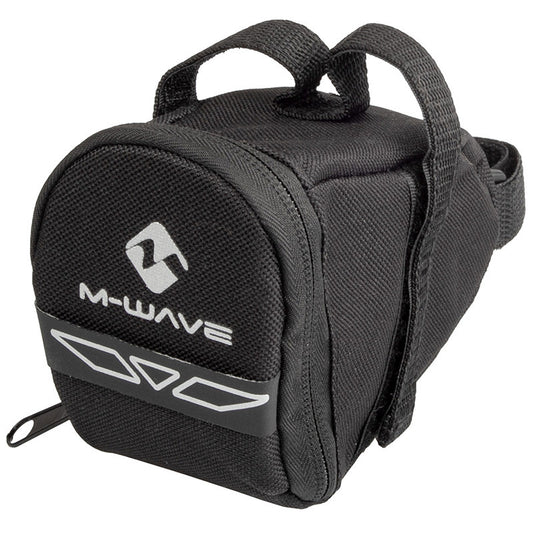 Bolsa Sillín Porta Camaras M-Wave 3 Velcros Negra - M-WAVE | ARS Bike Parts