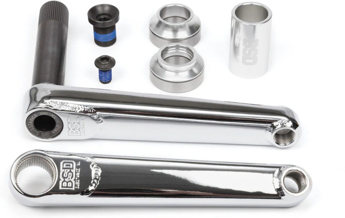 Bielas BSD Substance XL V2 165mm, Negro Mate
