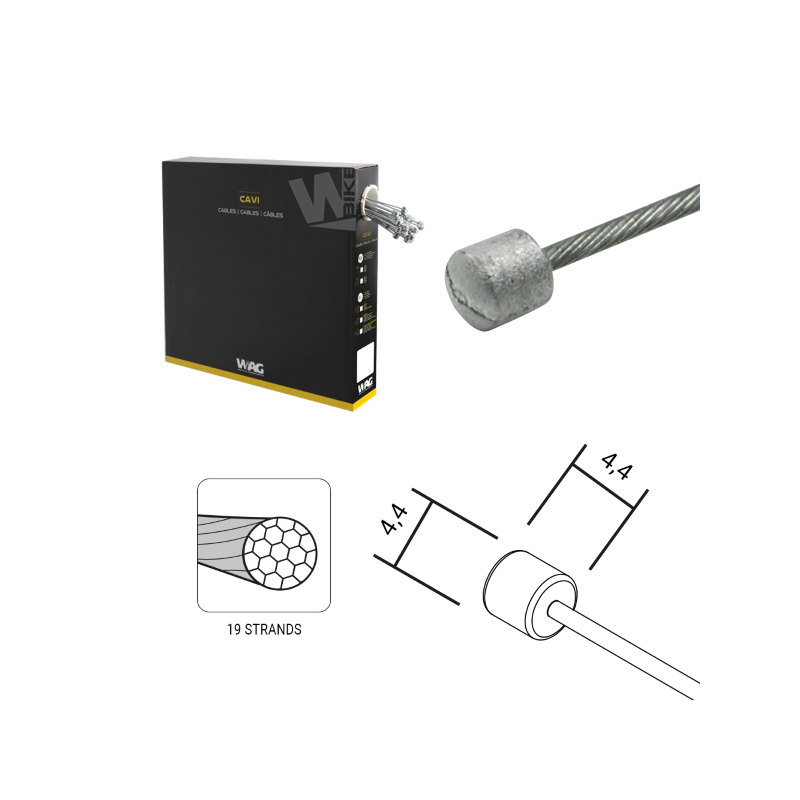 Caja 100 Cable Cambio Slick 1.1x1950mm Sh WAG