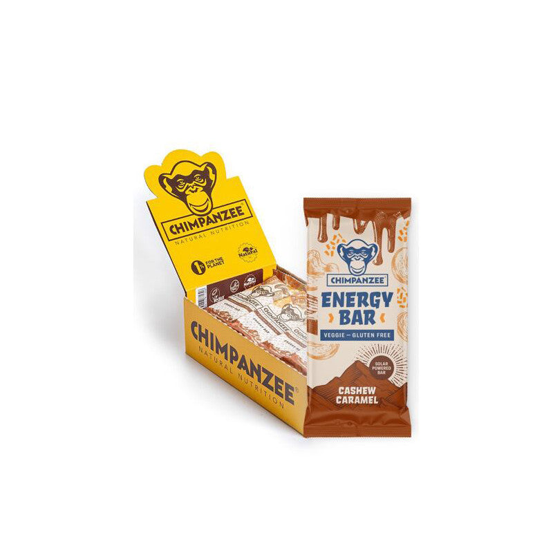 Caja 15 Barritas Energy Anacardo y Caramelo 55gr Chimpanzee - CHIMPANZEE | ARS Bike Parts