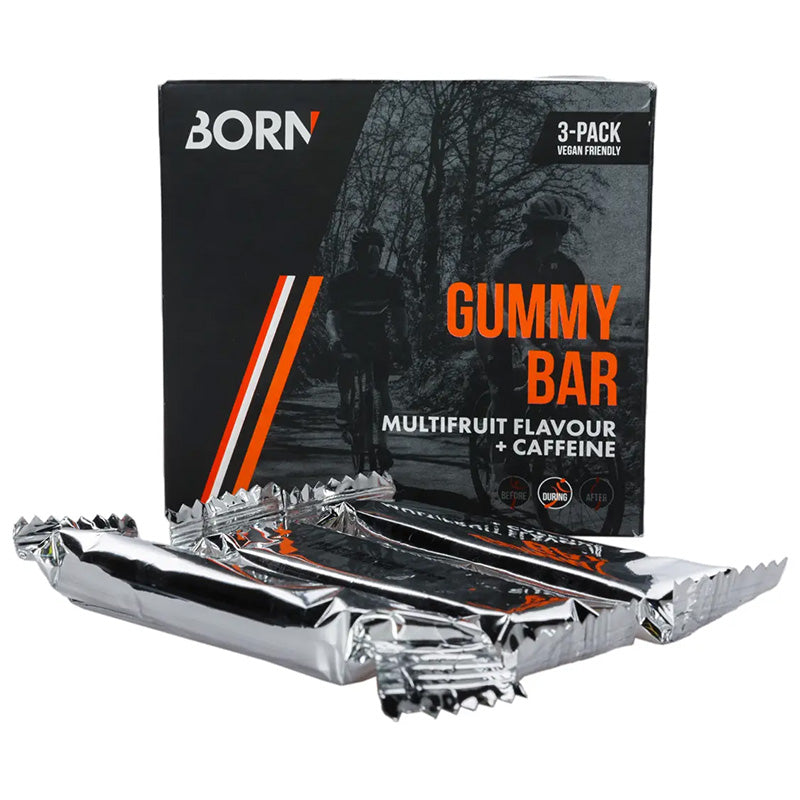 Born Caja de Gummy Bar Multi Fruit + Cafeina 3 X 30gr - BORN | ARS Bike Parts