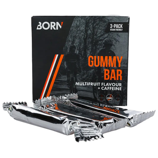 Born Caja de Gummy Bar Multi Fruit + Cafeina 3 X 30gr - BORN | ARS Bike Parts