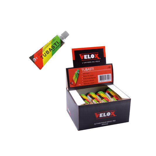 Velox Caja Expositor de 10 Tubos 25gr Mastic Tubular - VELOX | ARS Bike Parts