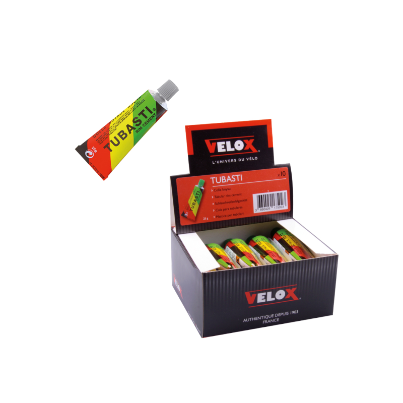 Caja Expositor De 10 Tubos 25gr Mastic Tubular