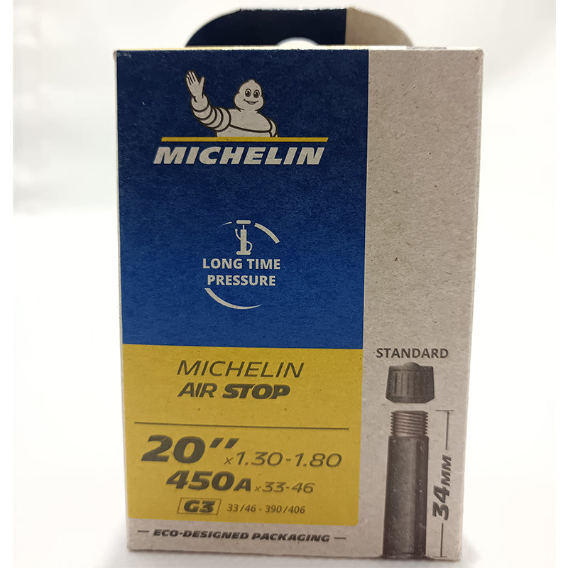 MICHELIN Camara 20x1.30-1.80 Airstop g3 V-Ancha 34mm - MICHELIN | ARS Bike Parts