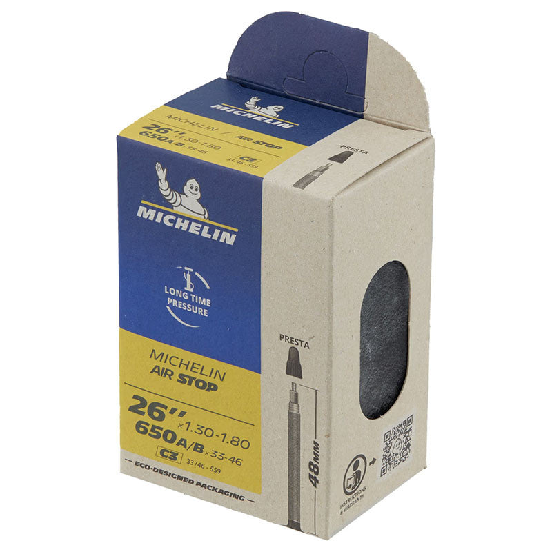 MICHELIN Camara 26x1.3-1.80 Airstop c3 V-Presta 48mm 650 a-B 33-46 - MICHELIN | ARS Bike Parts