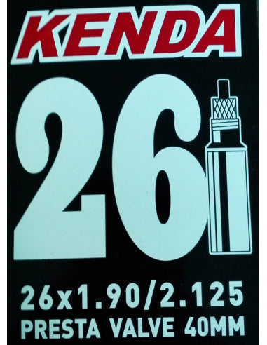 Camara 26x1.95-2.125 V-Presta 40mm KENDA - KENDA | ARS Bike Parts