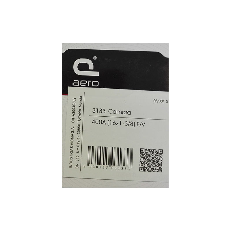 Camara 400a 16x1 3/8 Presta Vicma Aero - VICMA | ARS Bike Parts