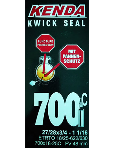 KENDA Camara 700x23-25c Antipinchazos V-Pres 48mm - KENDA | ARS Bike Parts