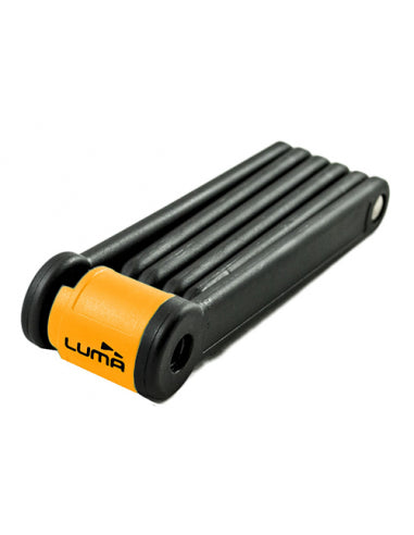 Luma Candado Articulado Carpenter 80cm Naranja - LUMA | ARS Bike Parts