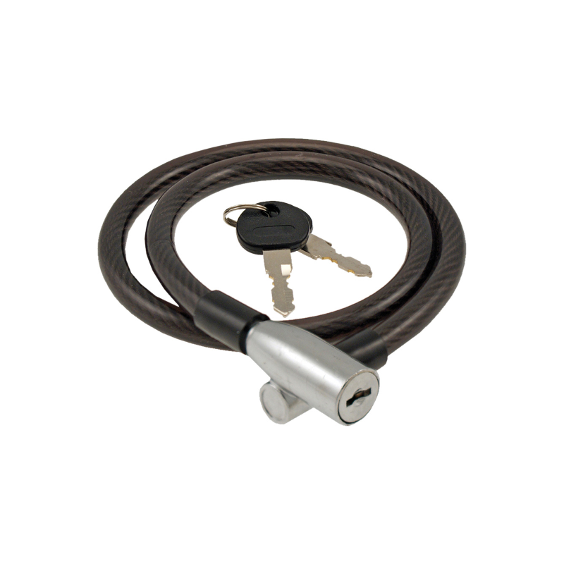 Candado Cable Espiral Steelhead 10x650mm Negro WAG - WAG | ARS Bike Parts
