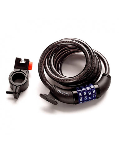 Candado Combinacion Espiral 10x180mm - VARIOS | ARS Bike Parts
