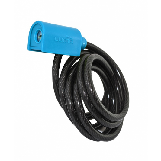 Luma Candado Espiral Enduro 7318 8mm 150 Azul - LUMA | ARS Bike Parts