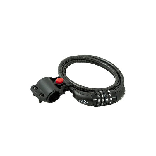 Luma Candado Espiral Match 8x150mm Combinacion Negro - LUMA | ARS Bike Parts