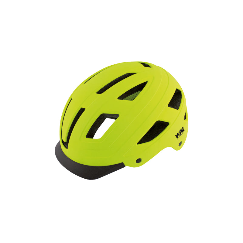 Casco City Alta Visibilidad Amarillo T.m 55-58 WAG Sin Piloto Incluido (opcional Ilu30811)