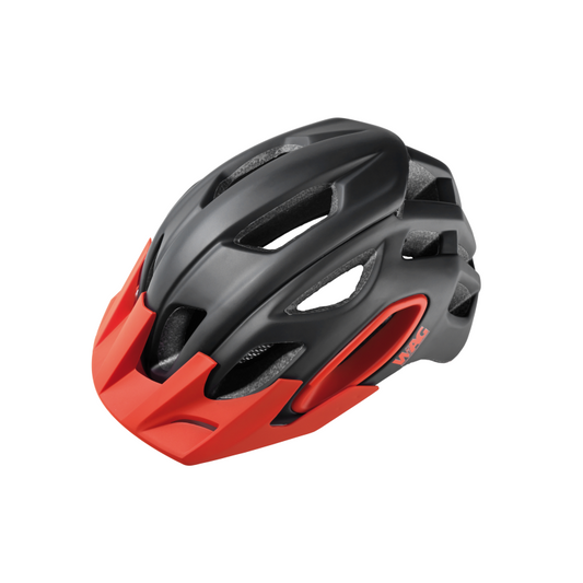 Casco Oak T- M (55-60 Cm), Negro Rojo WAG