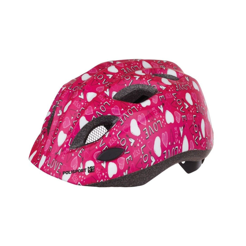 Casco Polisport In-Mold Kids Premium Love Con LED T-S (52-56 Cm)