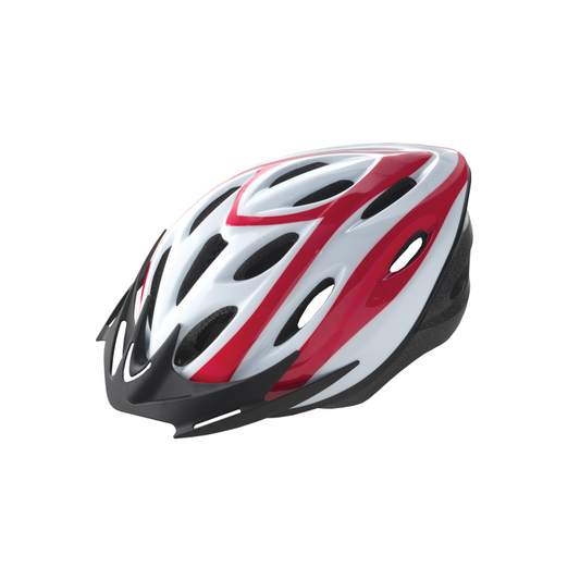 Casco Rider Out-Mould Blanco-Rojo T.l 58-61cm WAG