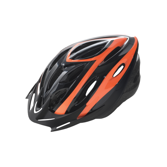 Casco Rider Out-Mould Negro-Naranja T.m 54-58c WAG