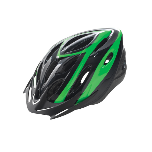 Casco Rider Out-Mould Negro-Verde T.m WAG