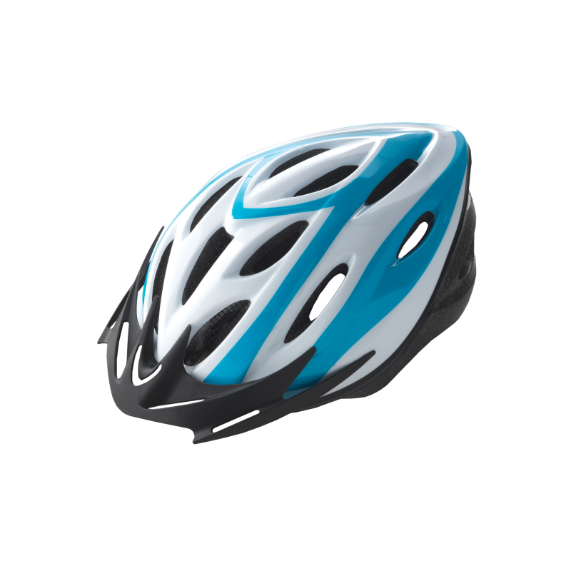 Casco Rider Out-Mould T-L (58-61 Cm), Blanco Azul WAG
