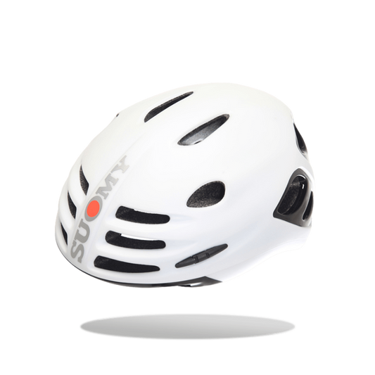 Casco Suomy Sfera Blanco Mate-Negro Brillo M *