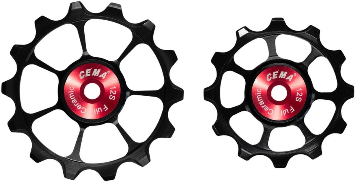 Roldanas De Cambio 12v Shimano Dura-Ace (12-14t) Full Ceramic - Negro