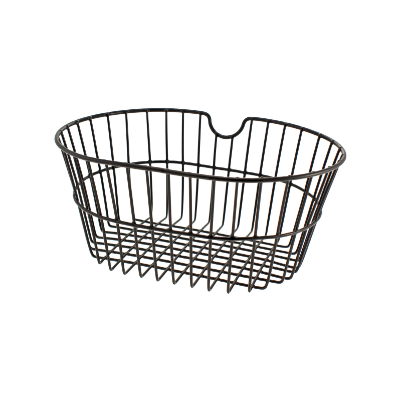 Easy Cesta Delantero Ovalada Bici Malla Grande Negro - EASY | ARS Bike Parts