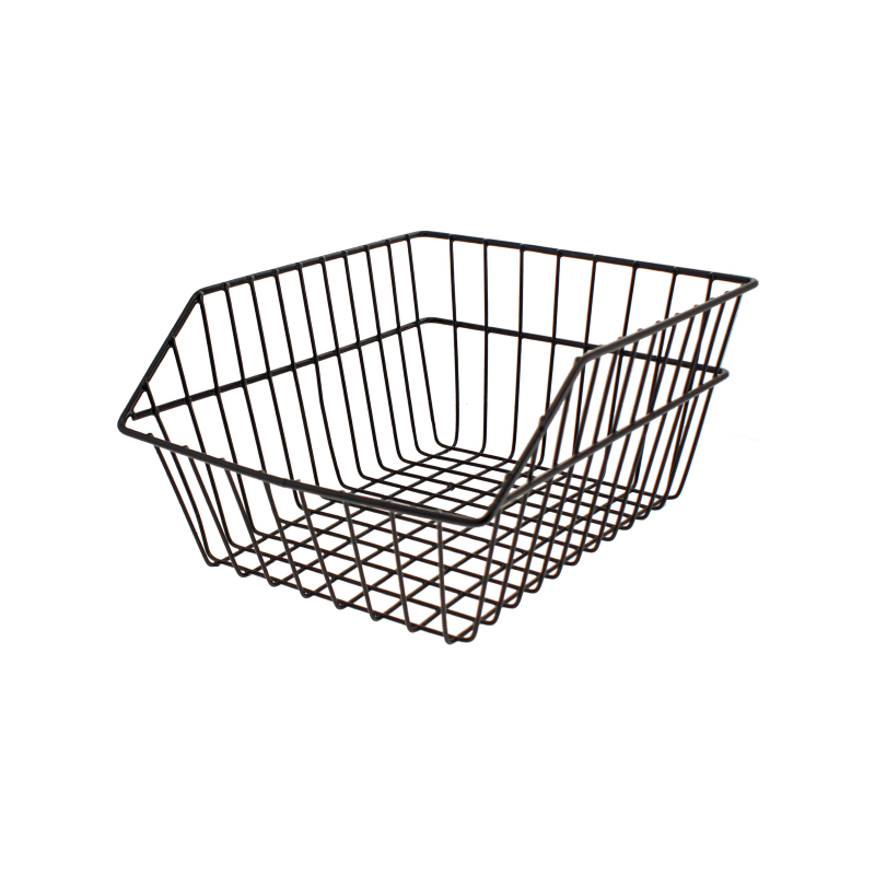 Easy Cesta Trasera Bici Cuadrada Malla Grande Negra - EASY | ARS Bike Parts