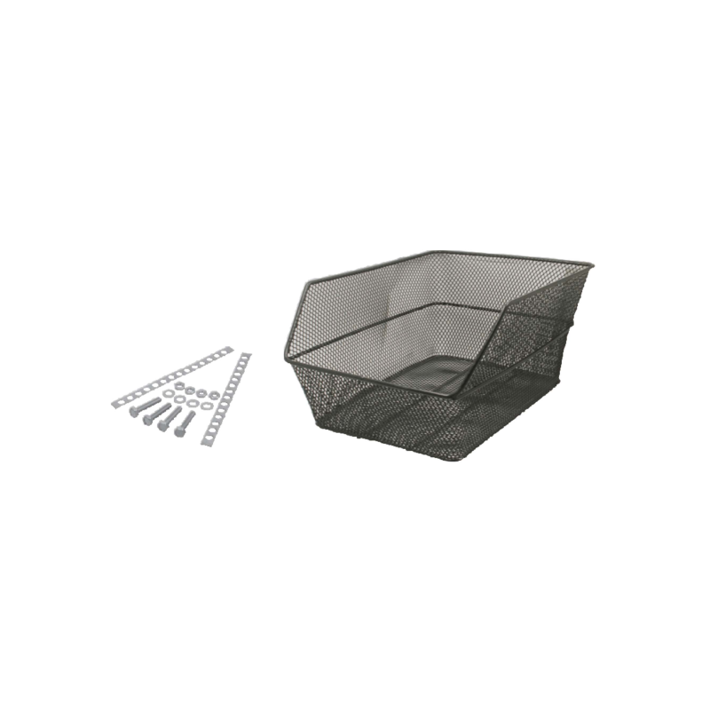 Easy Cesta Trasera Bici Cuadrada Negra Acero - EASY | ARS Bike Parts