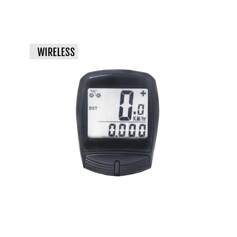 Ciclocomputador 13 Funciones sin Cable Negro WAG - WAG | ARS Bike Parts