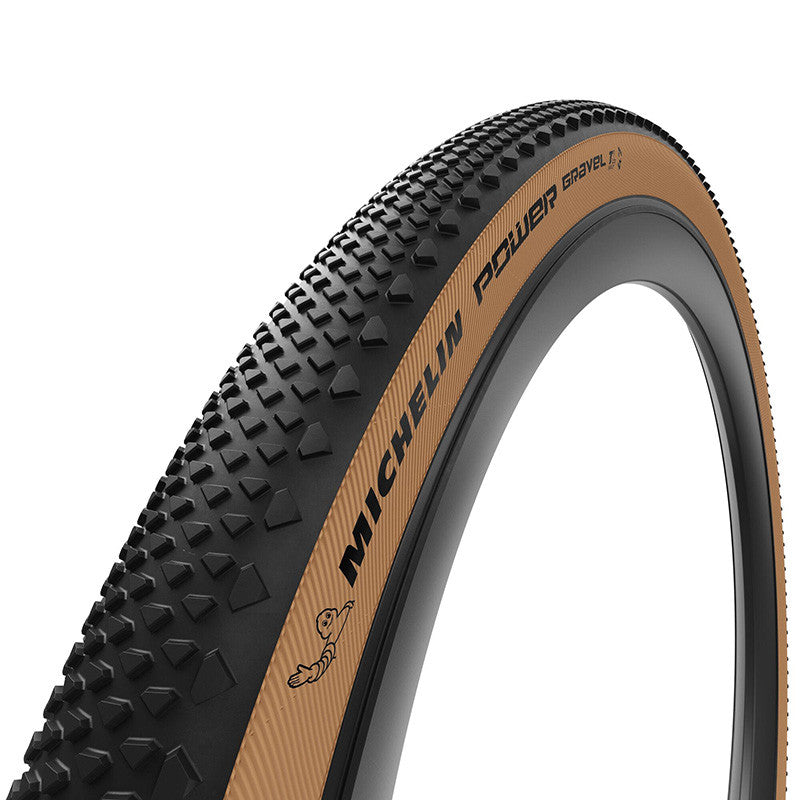 MICHELIN Cubierta 700x40 Power Gravel Classic Tubeless Competition Line Plegable Negro-Marron - MICHELIN | ARS Bike Parts