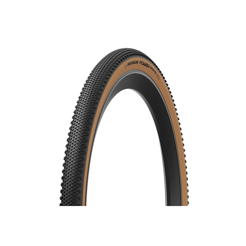 MICHELIN Cubierta 700x47 Power Gravel Classic Tubeless Competition Line Plegable Negro-Marron - MICHELIN | ARS Bike Parts