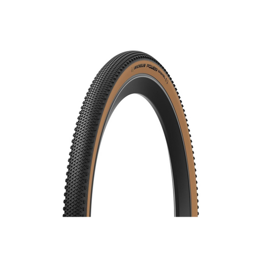 MICHELIN Cubierta 700x47 Power Gravel Classic Tubeless Competition Line Plegable Negro-Marron - MICHELIN | ARS Bike Parts