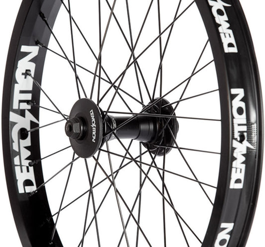 Rueda delantera Demolition Team Plus 20", Negra, Buje Whistler