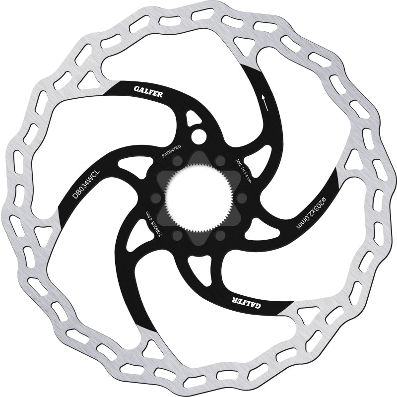 Freno Galfer Disco Wave 203mmx2mm MTB C.lock - ARS Bike