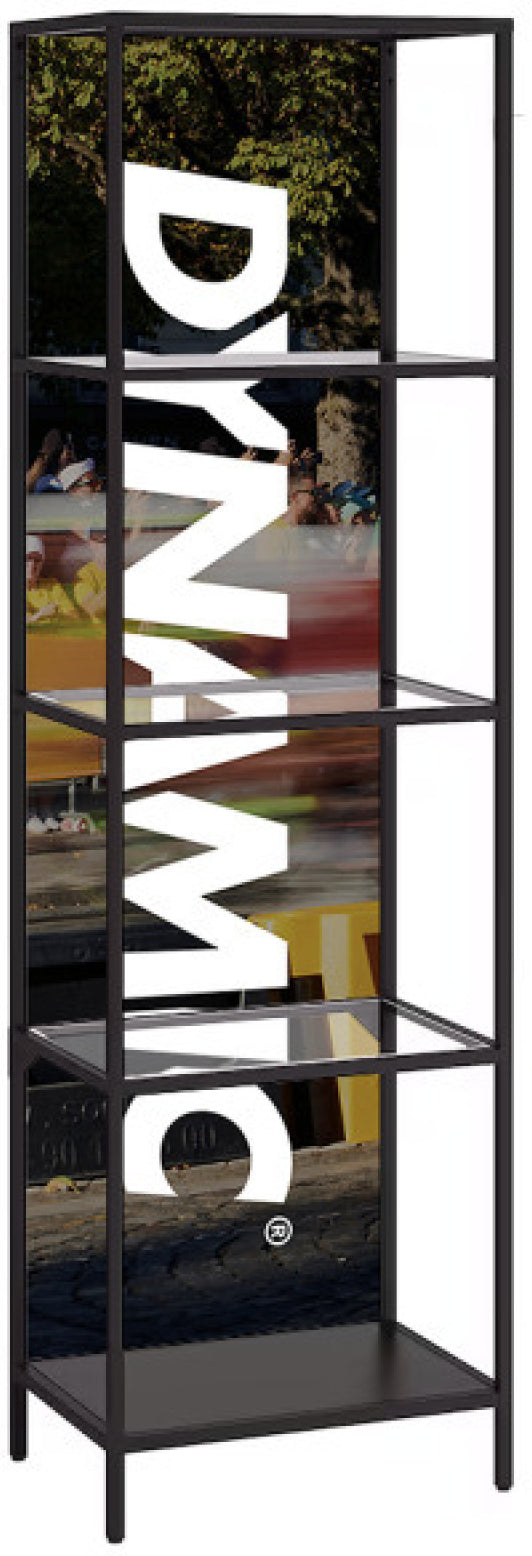 Dynamic Display Tower Equipped Smal