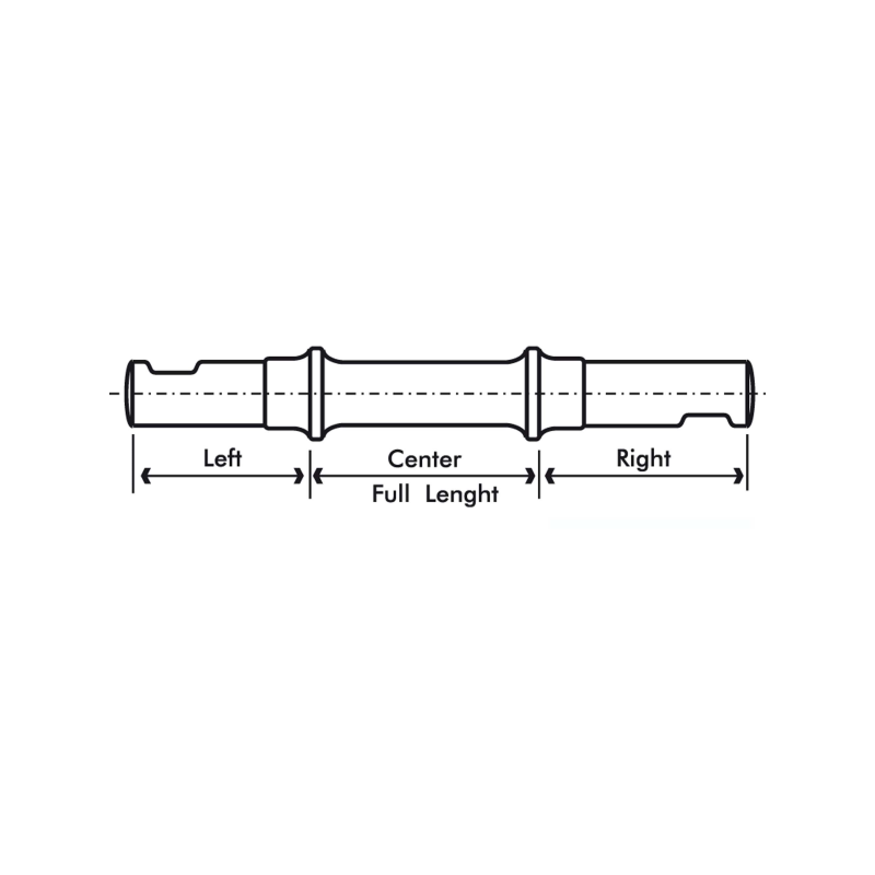 Easy Eje Pedalier Acero (chaveta) 47x57x47 Italiano - EASY | ARS Bike Parts