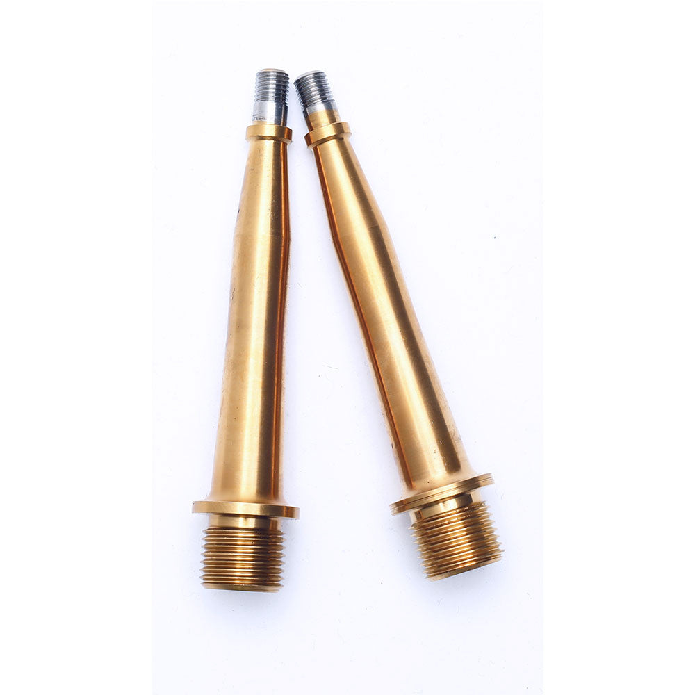 Ejes Pedales HT M2 Titanio (dorados)
