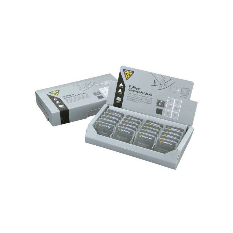 TOPEAK Expositor de 20 Kits de (6) Parches Auto Adhesivos - TOPEAK | ARS Bike Parts