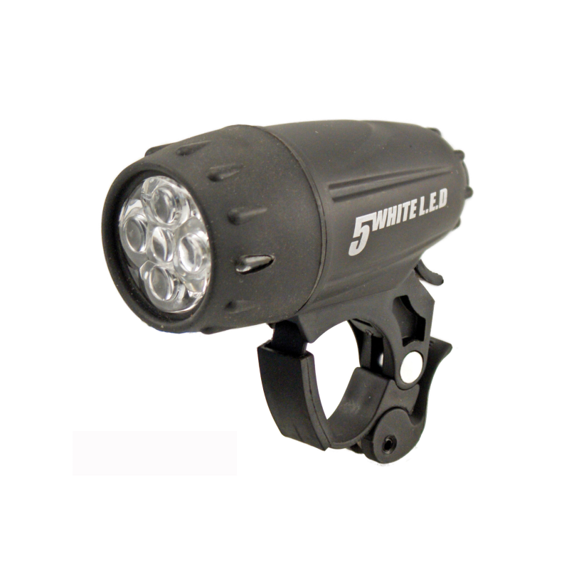 Faro Delantero Apollo 5 LED Blanco Color Negro WAG - WAG | ARS Bike Parts