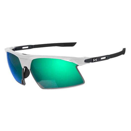 Gafas Scicon Aerobeam Titanium Blancas Mate (lente Multiespejo Verde)