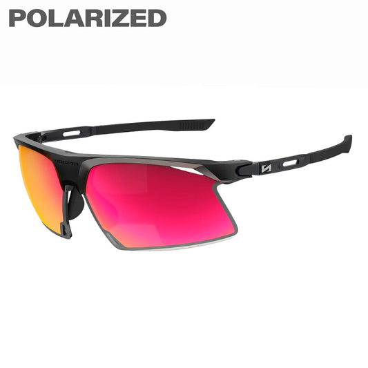 Gafas Scicon Aerobeam Titanium Negras Mate (lente Polarizada Multiespejo Sunburst)